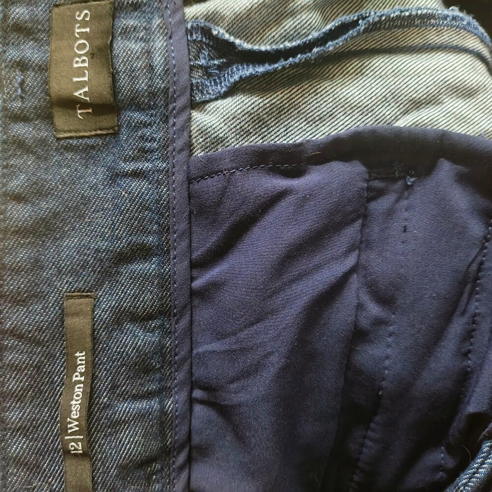 TALBOTS Weston Wide Leg Trouser Jeans - Picture 2 of 11